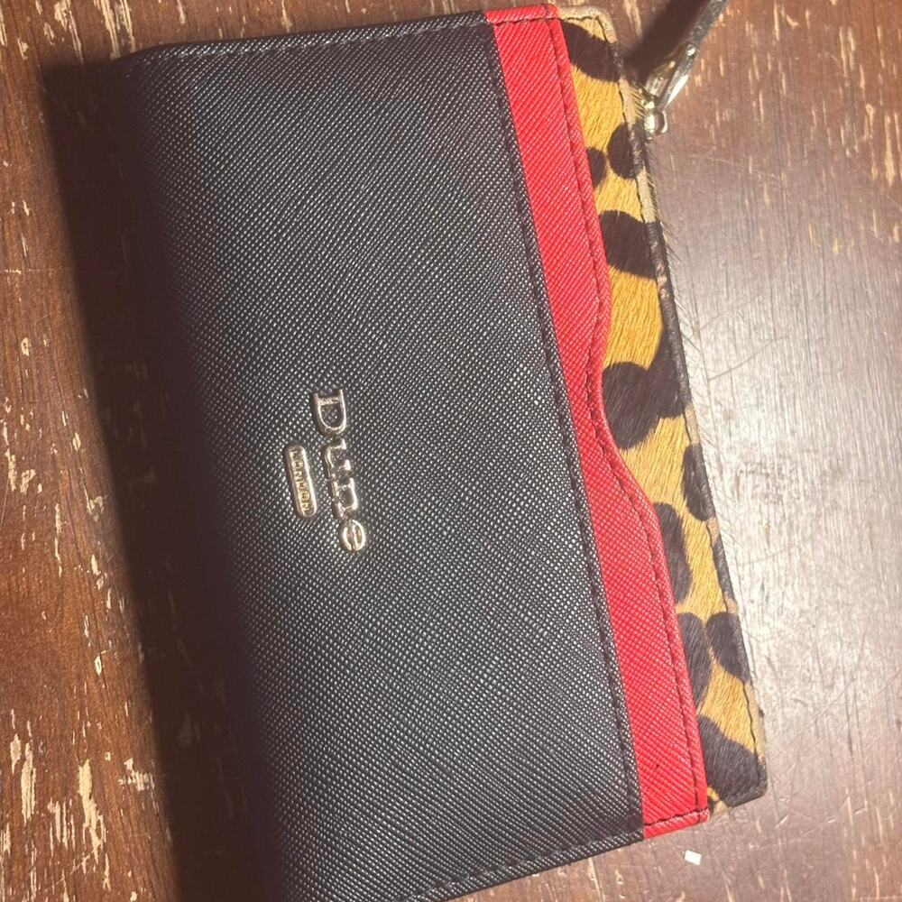 Dune black red wallet
